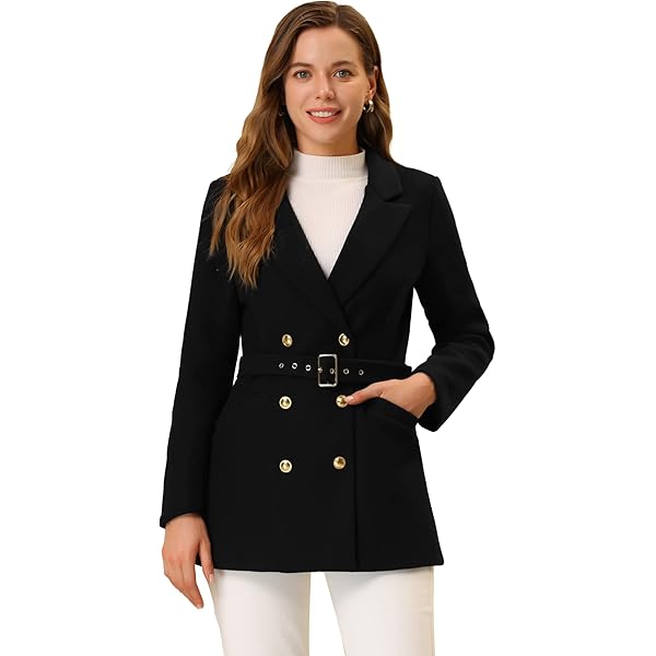 Amazon.com: Allegra K Winter Coat for Women's 2024 Notched